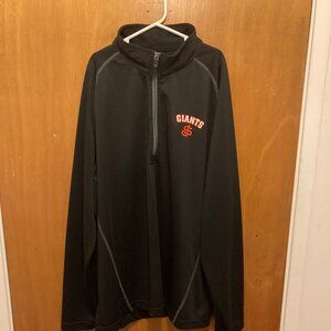 San Francisco Giants mens Large quarter zip shirt